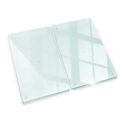 Imagen de Tulup Tabla de Cortar Transparente Cristal protector templado 2x30x52 cm Para la cocina
