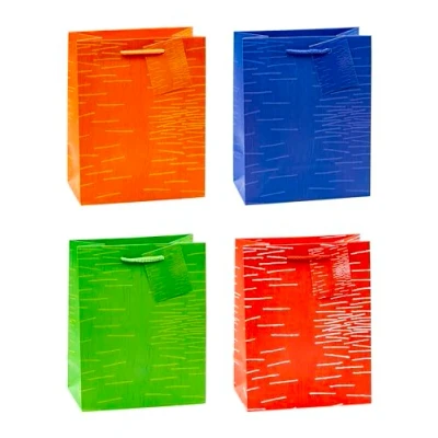 Imagen de TSI Laura Bolsas de regalo (tamaño mediano, 12 unidades, 4 modelos diferentes), varios diseños