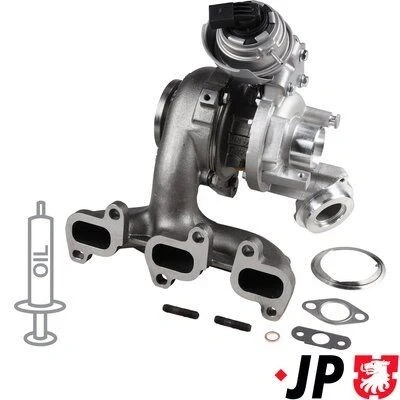 Imagen de JP GROUP 1117407900 Turbocompresor de gases escape incl. kit juntas SKODA: Fabia 2, VOLKSWAGEN: Polo V Hatchback