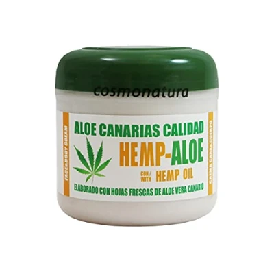 Imagen de Aloe Canarias Crema Hidratante Corporal y Facial con Aceite de Cáñamo Vera 100% 300 ml