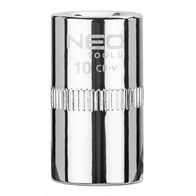 Imagen de NEO TOOLS 08 228 Piezas insertables de llave cubo 1/4 3124 10 mm Acero cromo vanadio SuperLock