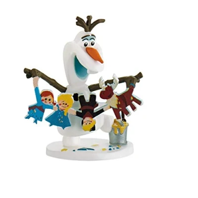 Imagen de Bullyland 12943 Figura de Olaf con Guirnalda Frozen Adventure Disney