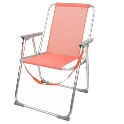 Imagen de BigBuy Productos de hogar Flamingo Silla, Aluminio, Coral, Estándar