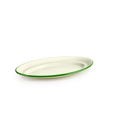 Imagen de IBILI 935930 Bandeja ovalada musgo 30x20 CMs