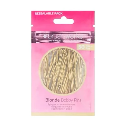 Imagen de Brushworks Blonde Bobby Pins 50 Pieces