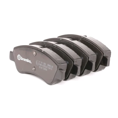 Imagen de BREMBO P 61 066 Juego de pastillas freno excl. contacto avisador desgaste con tornillos pinza accesorios CITROËN: C2 Hatchback