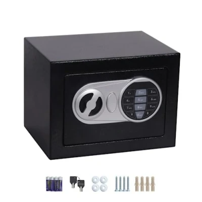 Imagen de Caja Fuerte Electronica con Clave y Llave para hogar Oficina 170 x 230 170mm. Smart Box 17CI