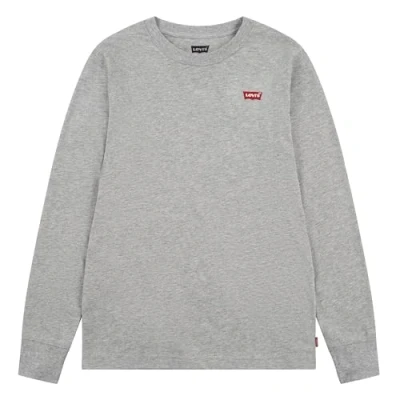 Imagen de Levi&#039;s Lvb L/S Batwing Chesthit tee Camiseta, Grey Heather, 4 años para Niños