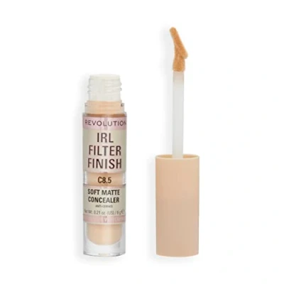 Imagen de Makeup Revolution, Corrector IRL Filter Finish, Cobertura de Media a Total, C8.5, 6g