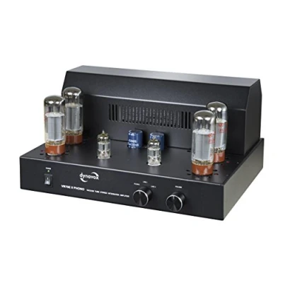 Imagen de Dynavox VR 70 E II Amplificador a válvulas para tocadiscos, color negro (importado)