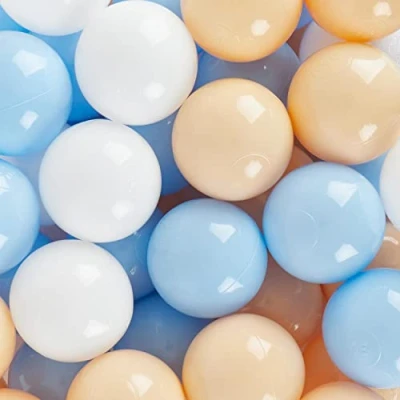 Imagen de BIECO Pelotas Piscina Bolas Playa 100 Unidades Colores Infantil para Parque Bebe de Plastico