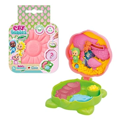 Imagen de Cry Babies Little Changers Juego en Miniatura Compacto de Flores ecológicas (los Estilos Pueden Variar), para niñas y niños a Partir 3 años
