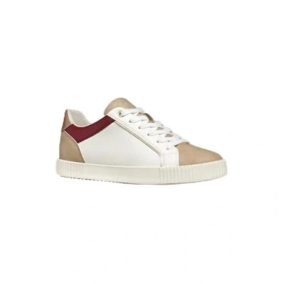 Imagen de Geox D Blomiee C, Zapatillas Mujer, Optic White Lt Taupe, 41 EU