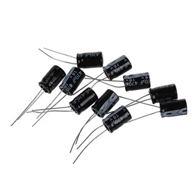 Imagen de BLASHRD 10 x 16V 470uF Condensador electrolitico de aluminio 8X12mm