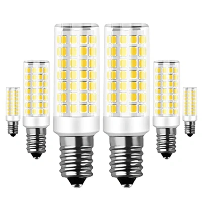 Imagen de RANBOO Bombillas E14 LED 9W Equivalente a Halógena de 75W Blanco Frío 6000K 750lm AC 220 240V, 360 Ángulo Haz, No Regulable, Sin Parpadeo, 6 Unidades