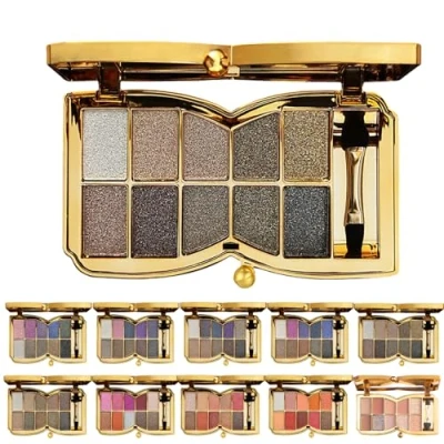Imagen de 10 Colors Sparkle Shimmer Eyeshadow Palette, Glitter Professional Makeup Palette (05#)