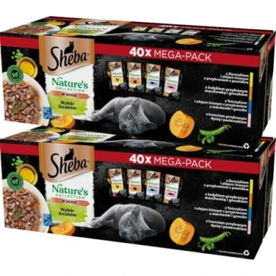 Imagen de SHEBA Nature&#039;s Collection in Sauce Comida húmeda para Gatos (MSC) en Bolsa de porciones 72 x 85 g