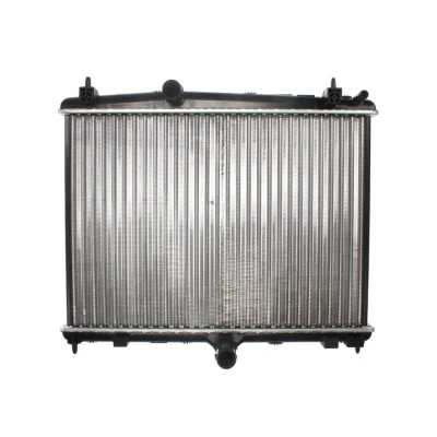 Imagen de THERMOTEC D7P059TT Radiador, refrigeración del motor para vehículos con/sin climatización 380 565 26 Aletas unidas mecánicamente