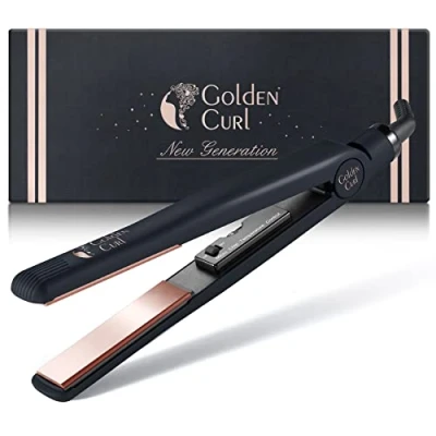 Imagen de Golden Curl Plancha de Pelo Profesional GL829 para Todos los Tipos Cabello Garantía Increíble 5 Años