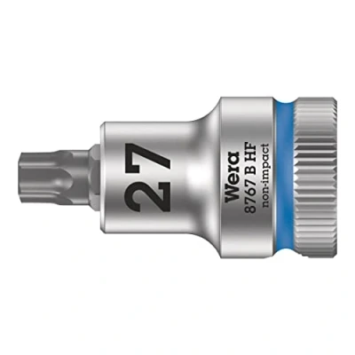 Imagen de WERA 05003064001 8767 B HF TORX 27 x 35 mm Vaso de punta Zyklop con función retención 3/8&quot;