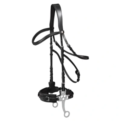 Imagen de Waldhausen Cabezada X Line Hackamore Cob Negro