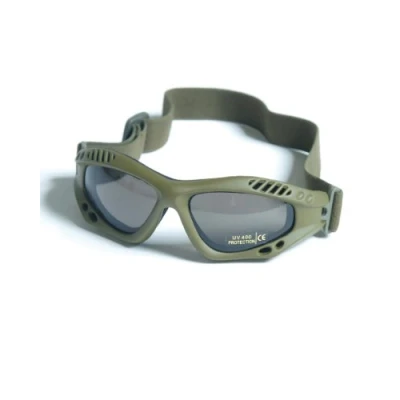 Imagen de Mil Tec Tactical Commando Air Pro Army Gafas de protección ocular para airsoft, color verde oliva