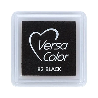 Imagen de Tsukineko Pigmento VersaColor Inkpad 1&quot; Cubo Nero, Negro, Talla única