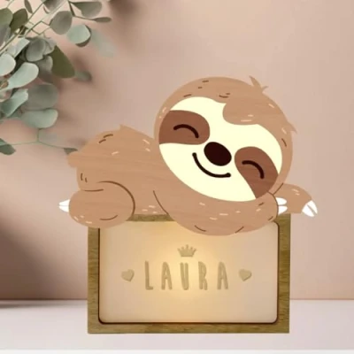 Imagen de WONDEE Vintiun Regalos Personalizados Originales para Bebés, Lámpara Personalizada Bebé Quitamiedos de Oso Bebés Recién Nacidos Niña y Niño (Incluye cable USB C)