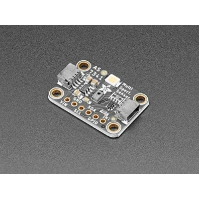 Imagen de Adafruit AS7341 Sensor de luz/color multiespectrómetro 10 canales, 16 sensores longitud onda, blanco e infrarrojo cercano, compatible con Arduino, Raspberry Pi