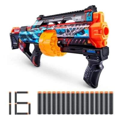 Imagen de Xshot Skins Last Stand, Apocalypse, Foam Dart Blaster (16 Darts) Air Pocket Technology, Major Brand Compatible, Toy for Kids, Teens, Adults, Frustration Free Packaging