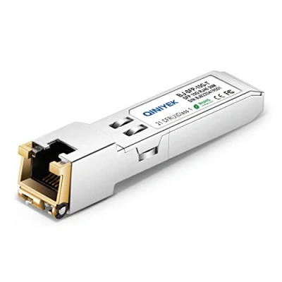 Imagen de QINIYEK transceptor 10GBase T SFP+, de Cobre 10G SFP+ RJ45, Compatible con Ubiquiti UF RJ45 10G, Netgear AXM765, Supermicro, Unifi, hasta 30 m