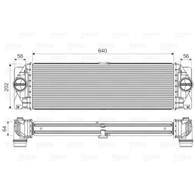 Imagen de VALEO 818341 Intercooler sin válvula EGR MERCEDES BENZ: Sprinter 3.5 T Bus, 5 Furgón, 4.6 Furgón
