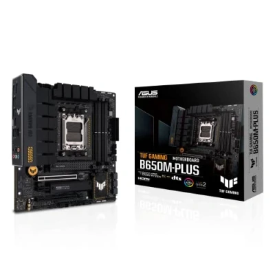 Imagen de ASUS TUF Gaming B650M PLUS Placa Base AMD Ryzen AM5 Micro ATX (VRM de 14 Fases, Compatible con PCIe 5.0 M.2, DDR5, 2.5 GB Ethernet, USB4, Aura Sync)