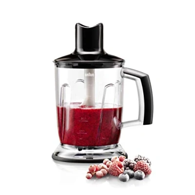 Imagen de Braun Minipimer MQ40 Accesorio picadora, 1.25 l, color blanco