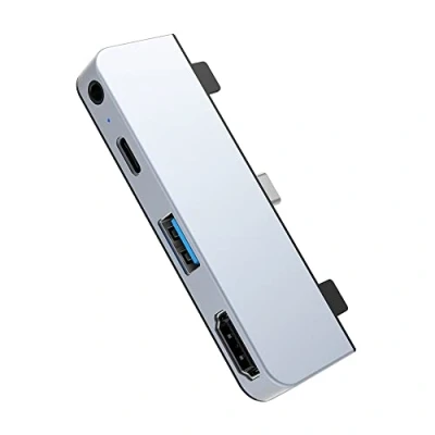 Imagen de Hub USB Hyper HD319E, 4 Puertos en 1, 5 Gbit/s, C, Plata