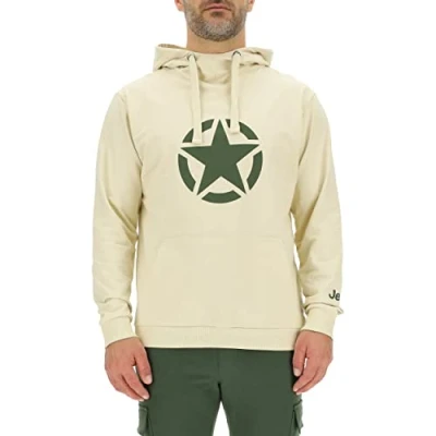 Imagen de JEEP O102717 Y266 J Sudadera Capucha Hombre Estrella Estampado Grande J23S Nacho Yellow/Night B XL