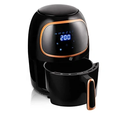 Imagen de NK Freidora Digital sin Aceite 2L Airfryer Caliente, Fácil de Usar, 6 Programas, Revestimiento Antiadherente, 1000W, Temperatura Regulable hasta 200ºC Panel LED Táctil (Libro Recetas Digital)