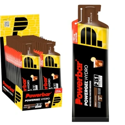 Imagen de Powerbar PowerGel Hydro Cola 24x67ml Gel Energético de Alto Carbono + Sodio 100mg Cafeína