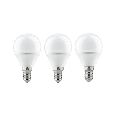 Imagen de Paulmann 28427 LED 3 Pack, Gota, 4W, E14, 230V, 2700K W, Ópalo, 4,5 x 8 5,5 cm,