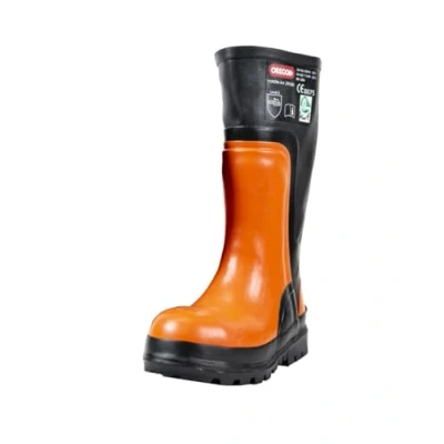 Imagen de Oregon Yukon Botas de Seguridad Goma con Protección Anticorte y Punta Acero (Talla 41)