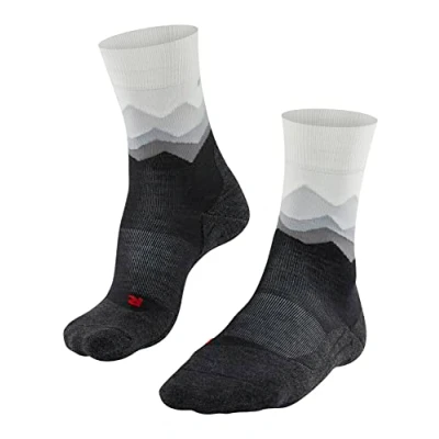 Imagen de FALKE TK2 Explore Crest W SO lana hilo funcional anti ampollas gruesa 1 par, Calcetines para senderismo Mujer, Negro (Black 3002), 35 36