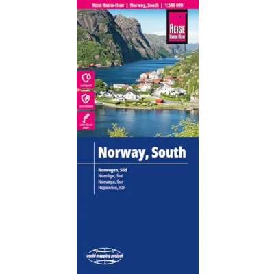 Imagen de Noruega sur, mapa impermeable de carreteras. Escala 1:500.000 impermeable. Reise Know How.: world mapping project (Norway South (1:500.000))