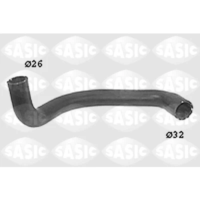 Imagen de SASIC SWH6692 Manguitos de Radiador a la izquierda abajo FORD: FIESTA 3