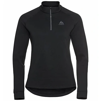 Imagen de Odlo Damen BERRA Midlayer mit 1/2 Reißverschluss, Black, XS