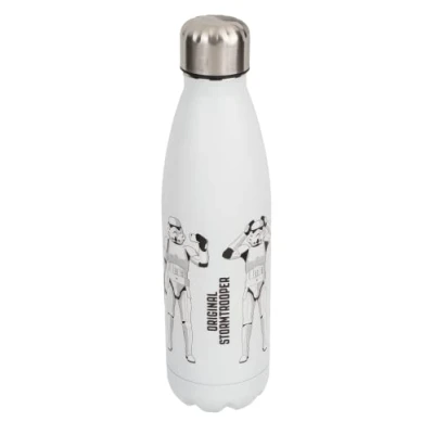 Imagen de Out of the blue Stormtrooper Botella de agua (500 ml, reutilizable, para bebidas calientes y frías, 71/3292), color blanco