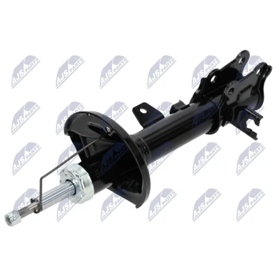 Imagen de NTY A HY 536 amortiguador Eje trasero izquierda Presión de gas Bitubular Columna Espiga arriba, Abrazadera abajo HYUNDAI: COUPE