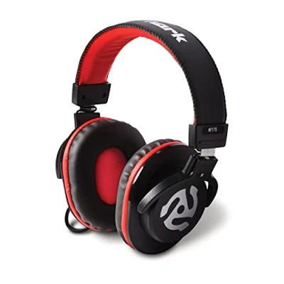 Imagen de Numark HF175 Auriculares de DJ diseño cerrado, transductores 40mm, almohadillas calidad para mezclas y monitorización DJ, cable 3m