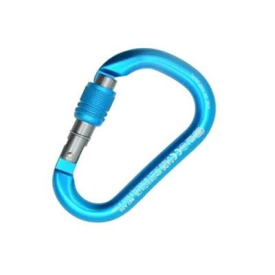 Imagen de KONG H.M.S. NAPIK osquetón Aluminio roscado anodizado Mosquetón, Adultos Unisex, Cyan/Gris (Multicolor), Talla Única