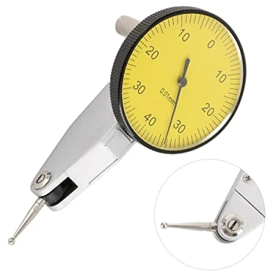 Imagen de Indicador de prueba del dial Precisión 0.01mm Palanca Medidor Kit herramientas Gage con caja gris