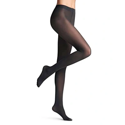 Imagen de FALKE Matt Deluxe 30 DEN W Ti transparente lisas 1 pieza, Pantimedias Mujer, Gris Graphite 3146, S